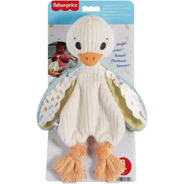 Jucarie de plus senzoriala, Fisher Price, Snuggle Up Goose, HRB16