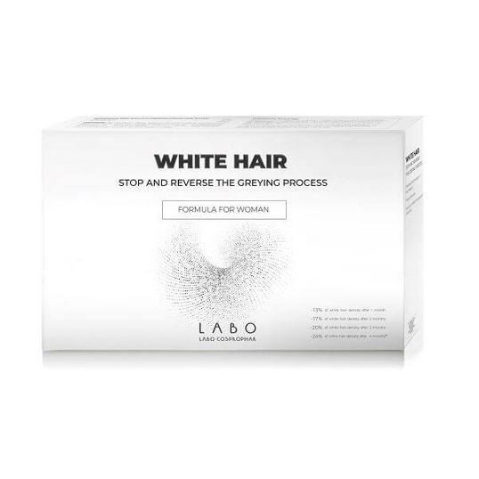 Tratament împotriva încărunţirii părului pentru femei White Hair, 20 fiole, Labo
