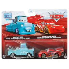 Set masinute Disney Cars 3, Dirft Party Mater si Dragon McQueen, 1:55, HLH69
