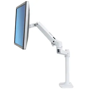 Suport monitor pentru birou Ergotron LX, rotire 360 (Alb)