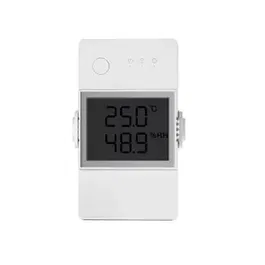 Releu inteligent Wi-Fi Sonoff THR316D, Temperatura & umiditate, Monitor LCD