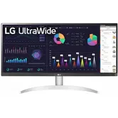 Monitor Gaming VA LED LG 29" 29WQ600-W, UltraWide (2560 x 1080), HDMI, DisplayPort, AMD FreeSync, Boxe, 100 Hz, 5 ms (Negru/Argintiu)