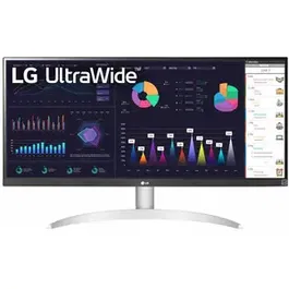 Monitor Gaming VA LED LG 29" 29WQ600-W, UltraWide (2560 x 1080), HDMI, DisplayPort, AMD FreeSync, Boxe, 100 Hz, 5 ms (Negru/Argintiu)