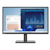 Monitor IPS LED Lenovo ThinkVision 27" T27h-30, QHD (2560 x 1440), HDMI, DisplayPort, Pivot (Negru)