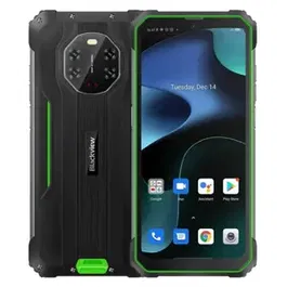 Telefon mobil Blackview BV8800, Procesor Mediatek MT6781 Helio G96, IPS LCD Capacitiv touchscreen 6.58", 8GB RAM, 128GB Flash, Camera Quad 50+8+20+2 MP, 4G, Wi-Fi, Dual SIM, Android (Negru/Verde)