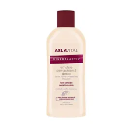 Emulsie demachianta detox Mineralactiv, 150 ml, AslaVital