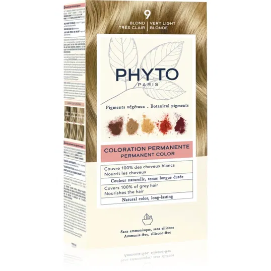Phyto Color culoare par fără amoniac culoare 9 Very Light Blonde 1 buc