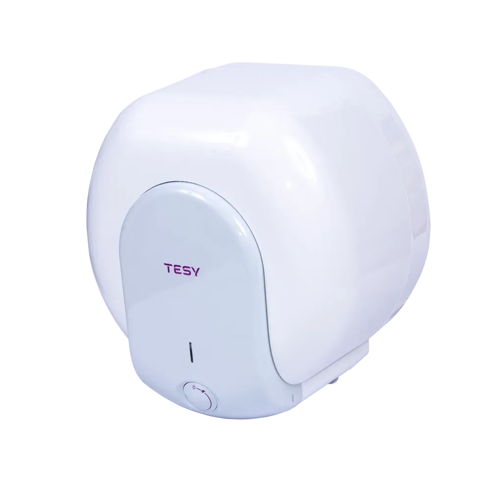 Boiler electric 15 l Tesy Compact GCA1515L52RC, 1500 W, montaj mural deasupra chiuvetei, fara serpentine, 1 rezervor, alb, 7.36 kg, 399 x 377 x 304 mm