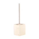 Perie WC MSV Koh Tao, ceramica, bej, 12.5 x 12.5 x 41.5 cm