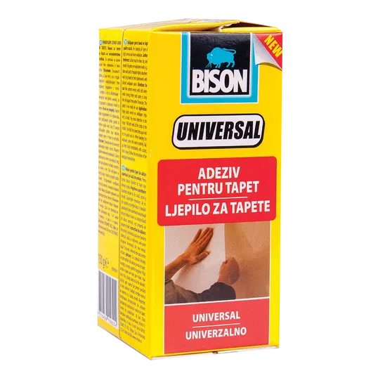 Adeziv pentru tapet universal Bison, alb, 150 g