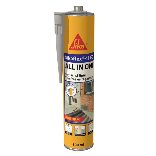 Adeziv sigilant elastic monocomponent Sikaflex®-11 FC Purform, gri, 300 ml