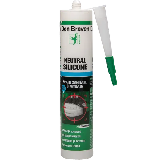 Silicon Neutral Den Braven, transparent, interior / exterior, 280 ml