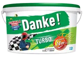 Vopsea lavabila interior Danke Turbo alb, 2.5 l
