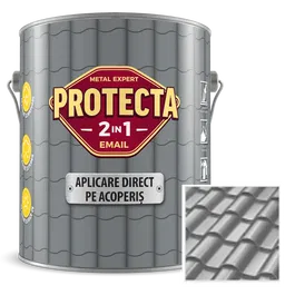 Email pentru acoperis Protecta 2 in 1, gri, interior/exterior, 4 l