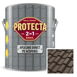 Email pentru acoperis Protecta 2 in 1,maro ciocolata, interior/exterior, 4 l