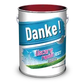 Email Danke uscare rapida, pentru metal, lemn, zidarie, exterior/interior, gri metal, lucios, 4 l