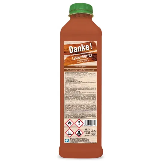 Ulei de in Danke, lemn protect, incolor, 1l