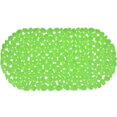Covoras de baie antiderapant MSV Stone, PVC, verde, 68x35 cm