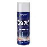 Vopsea spray universala decorativa Bostik Super Color, interior/exterior, alb-gri RAL7047, 400 ml
