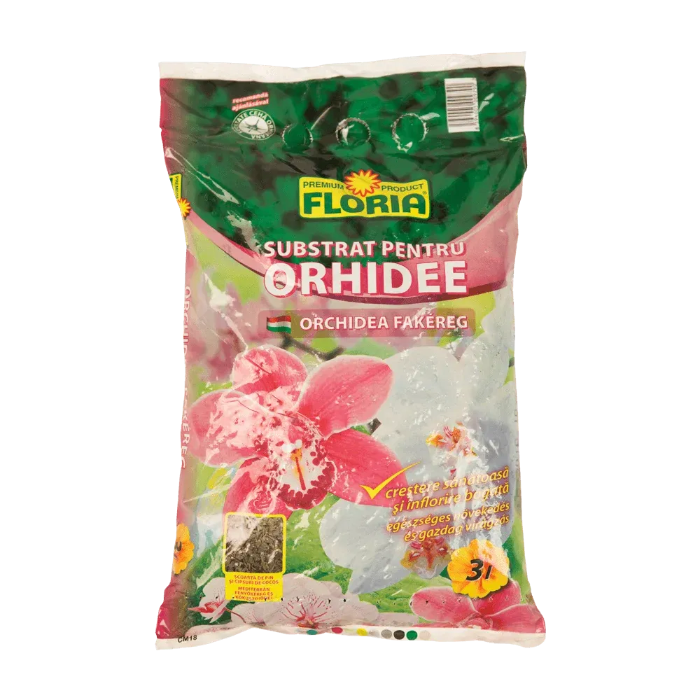 Pamant de flori pentru orhidee Floria, 3L