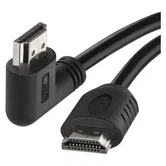 Cablu HDMI/Ethernet de mare viteza Emos, tata 90° - tata drept, 3 m