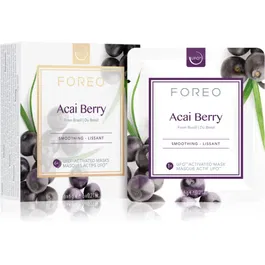 FOREO UFO™ Acai Berry masca pentru netezire 6 x 6 g