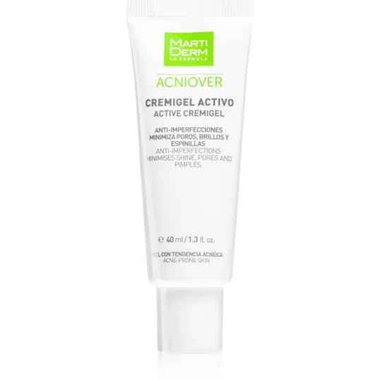 MartiDerm Acniover Active Cremigel crema gel impotriva imperfectiunilor pielii cauzate de acnee 40 ml