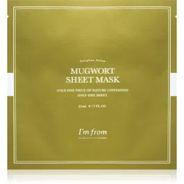 I'm from Mugwort mască textilă calmantă pentru piele sensibilă 23 ml