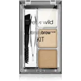 Wet n Wild Ultimate Brow set pentru sprancene perfecte culoare Soft brown 2.5 g