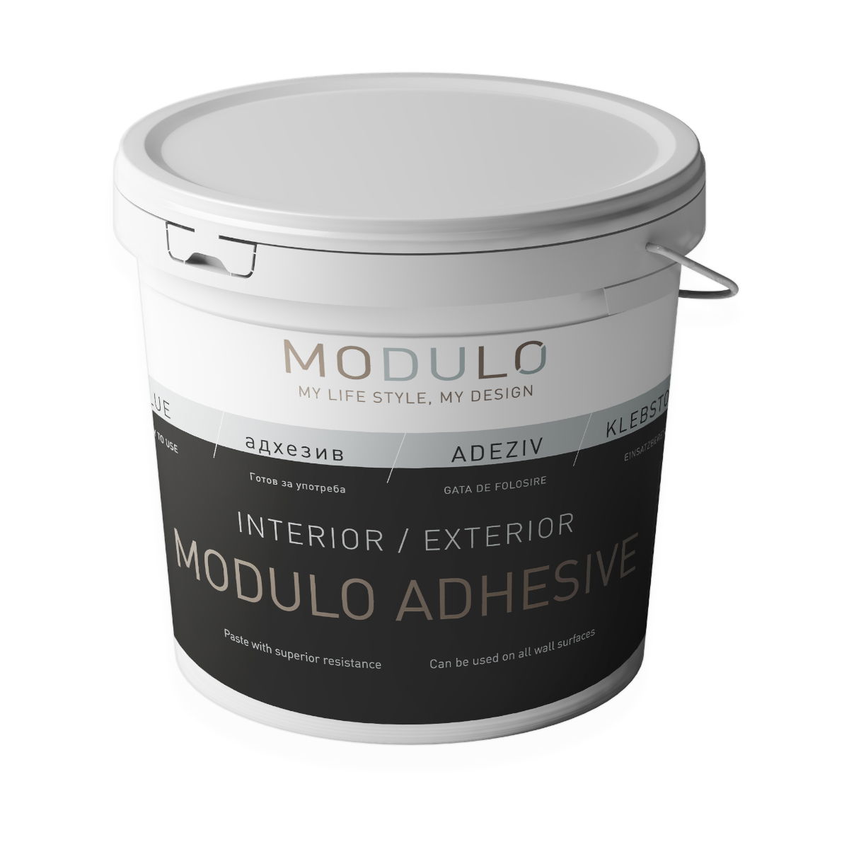 Adeziv tip pasta Modulo, interior/exterior, alb, 15 kg
