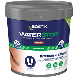 Hidroizolatie pensulabila cu fibre Waterstop Bostik, maro, 5 kg