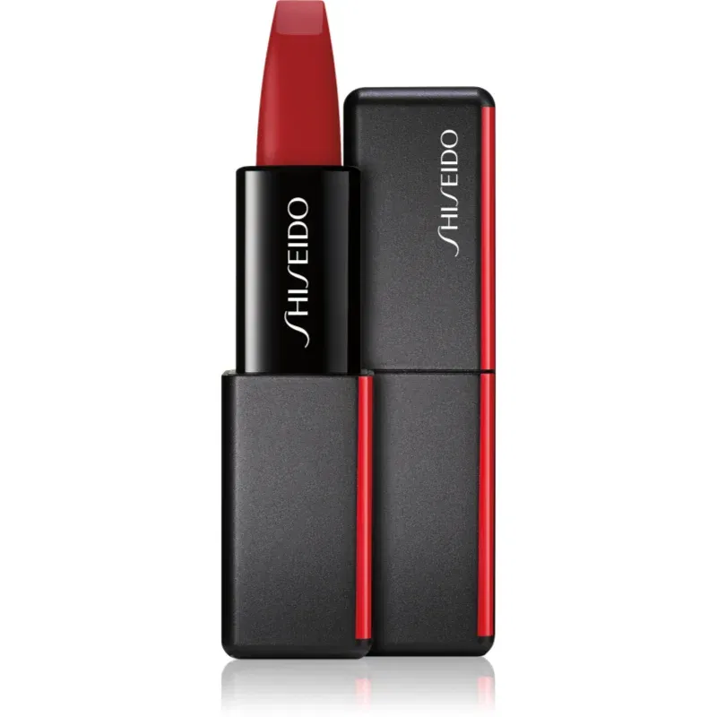 Shiseido ModernMatte Powder Lipstick Ruj mat cu pulbere culoare 516 Exotic Red (Scarlet Red) 4 g