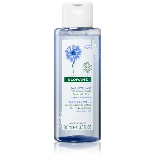 Klorane Cornflower apă micelară 3 în 1 100 ml